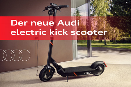 Der neue Audi electric kick scooter 2.0 powered by Egret