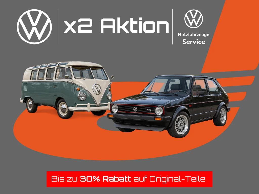 X2 Aktion VW Nutzi
