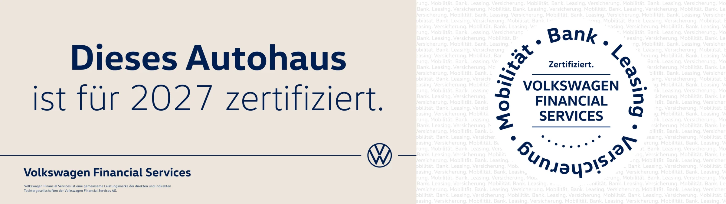 26 089 VWFS AH Zertifizierung 2027 Banner 3840x1080